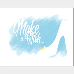 Make a Wish... Slipper (White) Posters and Art